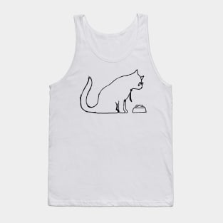 Business Cat - At Lunch Tank Top